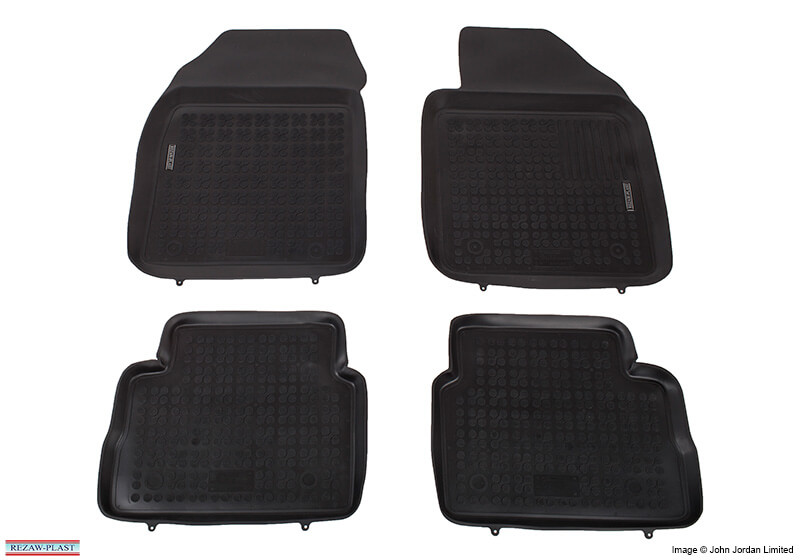 Ford Focus C-Max (2003 to 2010):Rezaw-Plast floor mats (set of 4), black, no. RZ240612