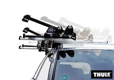 Thule Xtender ski carrier no. TU739 - 6 pairs skis or 4 snowboards
