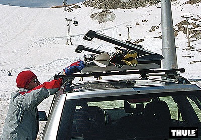 Thule Xtender ski carrier no. TU739 - 6 pairs skis or 4 snowboards