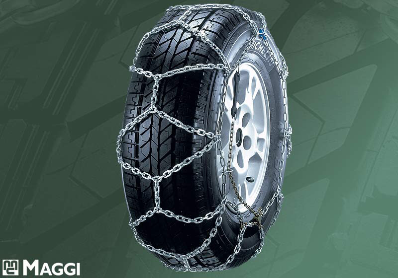 Nissan Pathfinder five door (2005 to 2013):Maggi RAPID-MATIC V5 4x4 chains (pair) no. MG119