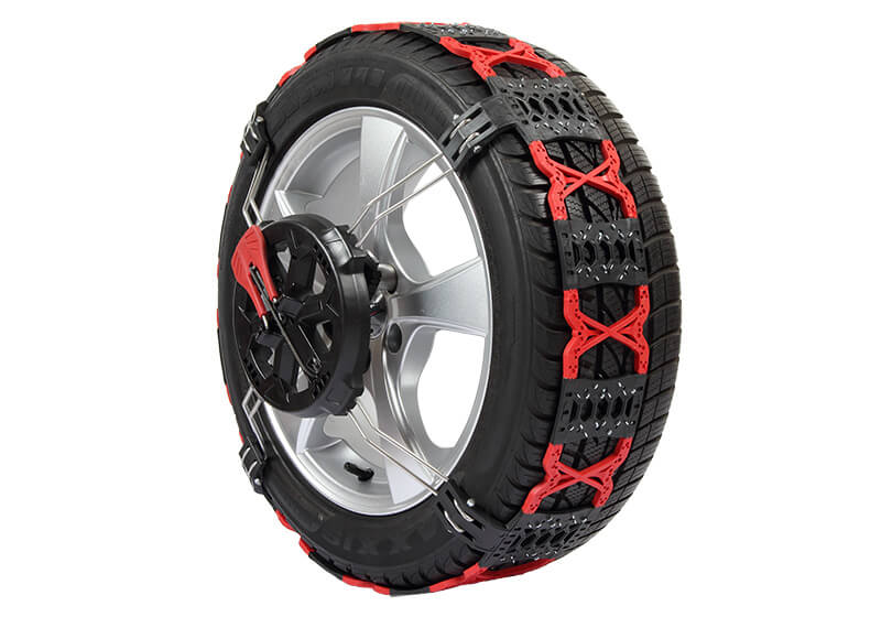 Renault Safrane (1992 to 1997):Polaire GRIP polyurethane front-fitting snow chains, size 60