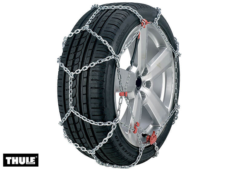 Nissan PickUp double cab (2002 to 2006):Thule XB-16 snow chains (pair) no. XB-16 210
