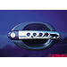 Volkswagen VW Passat four door saloon (1997 to 2001):KAMEI Audi/VW/Seat group grip shells (4), Chrome, 43149
