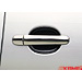 Volkswagen VW Passat four door saloon (2001 to 2005):KAMEI VW group grip covers (4), polished steel, 43153