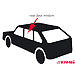 Skoda Octavia estate (2001 to 2005)  :KAMEI Skoda Octavia estate (97/01) sunnyboy, rear door windows (2), 32061
