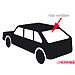 Skoda Octavia estate (2001 to 2005)  :KAMEI Skoda Octavia estate (97/01) sunnyboy, rear  window, 32062