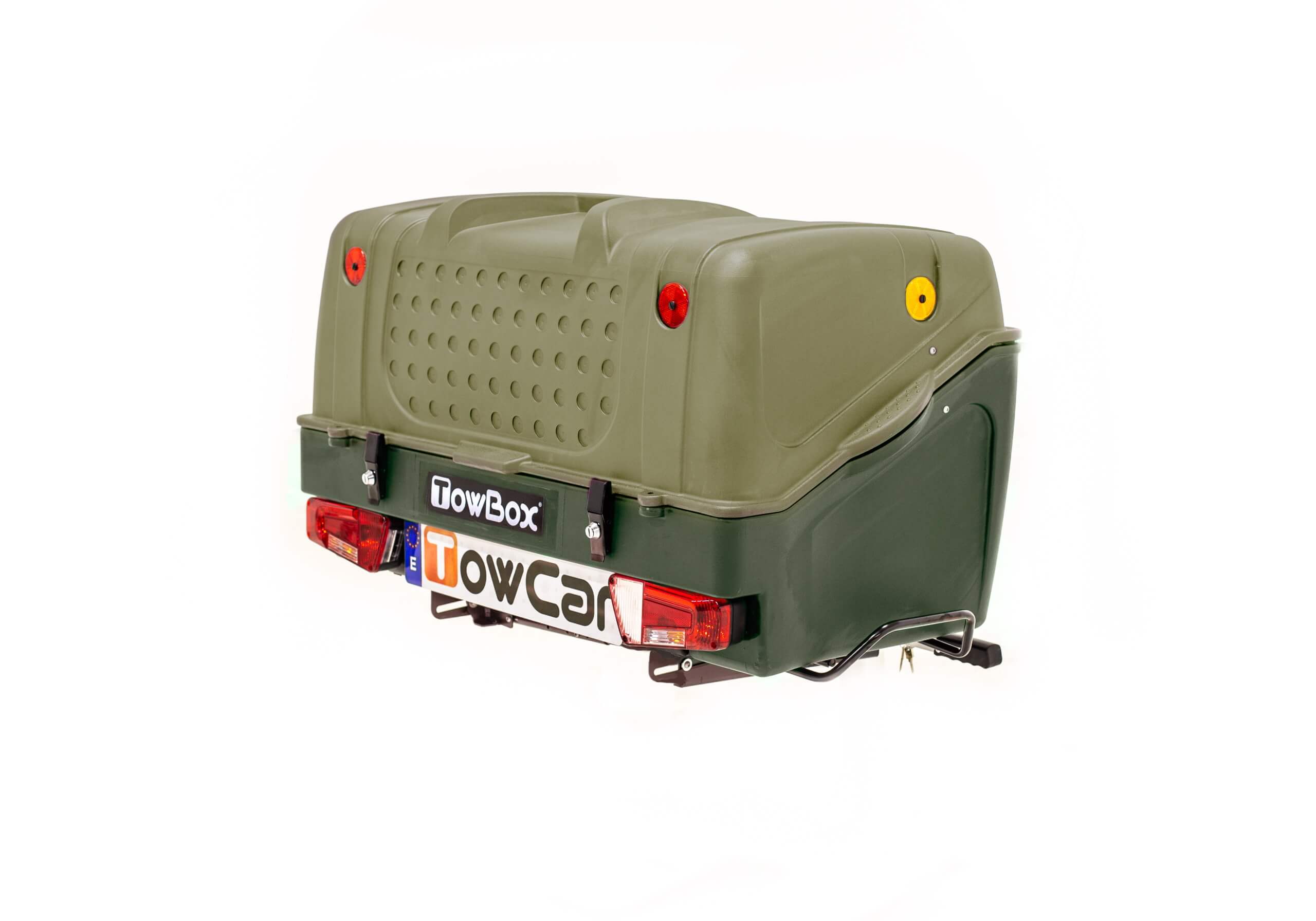 :TowBox V1 towball-mounted 280L rear box, green, TBX000H 