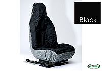 Renault Clio three door (2005 onwards) :UK Covers waterproof seat covers, nylon - front pair, black, UKF04