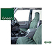 UK Covers waterproof seat covers, nylon - front pair, green, UKF02