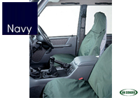 Renault Clio three door (2005 onwards) :UK Covers waterproof seat covers, nylon - front pair, navy, UKF01