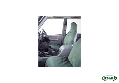 UK Covers waterproof seat covers, nylon - front pair, green, UKF02