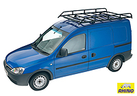 Vauxhall Combo Tour (2002 to 2012) :Rhino rack 2.0m x 1.25m with roller and aerofoil (modules CX, PR, KA2R) no. RPR/R584 (R584)