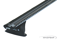 Vauxhall Monterey five door (1992 to 1996) :Whispbar HD roof bars package - T17 bars with K162 kit