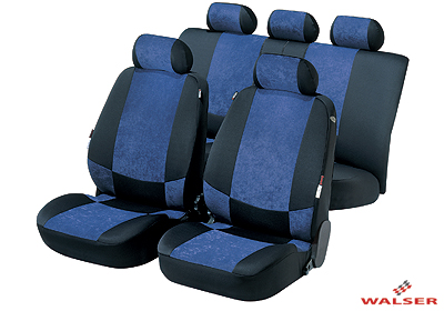 Walser velours car seat covers, Chesscut blue, 12318
