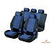 Dodge Avenger (2007 onwards)  :Walser velours car seat covers, Chesscut blue, 12318