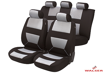 Walser velours car seat covers, Bozen silver, 12399
