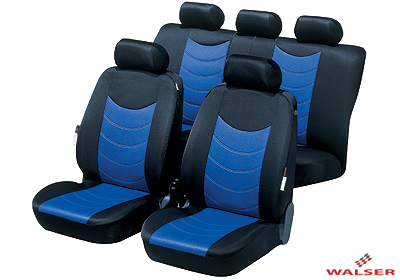 Walser velours car seat covers, Felicia blue, 12463