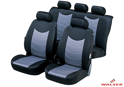Walser velours car seat covers, Felicia silver, 12465