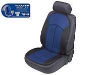 Renault Clio three door (2005 onwards) :Walser ZONDA Aerotex seat cushion, single, blue black, 17506