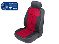 Renault Clio three door (2005 onwards) :Walser ZONDA Aerotex seat cushion, single, red black, 17507