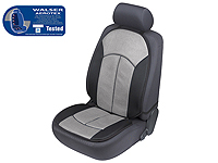 Renault Clio three door (2005 onwards) :Walser ZONDA Aerotex seat cushion, single, grey black, 17508