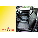 Walser car seat covers, black leather full set - WL19620