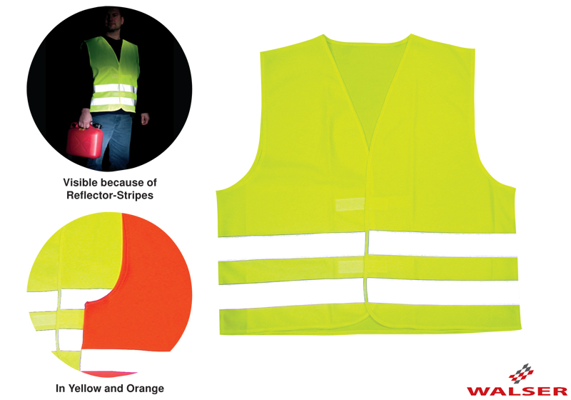 :Walser reflective safety vest, childs' size S, yellow, 43035