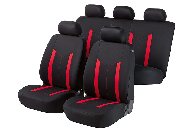 Mazda 6 estate (2008 to 2013):Walser seat covers, Hastings red, 11809