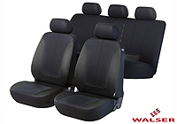 Renault Clio three door (2005 onwards) :Walser seat covers, Norfolk black and grey, 11936