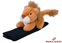 :Walser "Fluffy" seat belt comforters - LION - WL30114