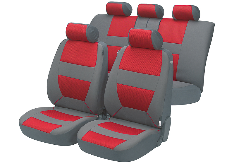 Volvo C70 coupe (1997 to 2002):Walser velours seat covers, full set, Bozen red, 12398