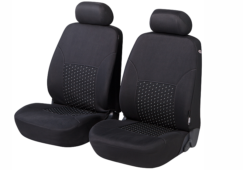 Subaru Forester (2013 to 2019):Walser jacquard seat covers, front seats only, Dotspot, 11938