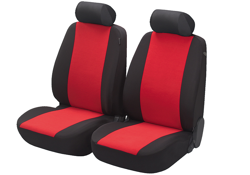 Toyota Land Cruiser three door (2003 to 2009):Walser seat covers, front seats only, Flash red, 12548