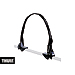 Thule Canadian style canoe and small boat carrier no. TU579 (Square bars only)