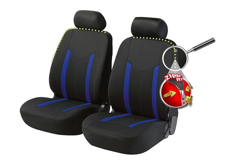 Honda Jazz (2008 to 2015):Walser seat covers, Zipp-It, front seats: