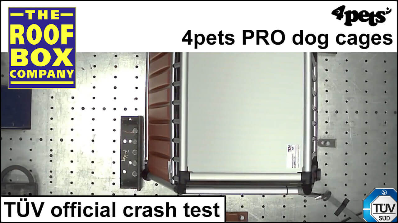4pets PRO dog cages - TV official crash test