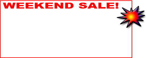 Weekend Sale!