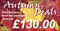 Autumn Deals - Roofbox and Roof Bar Package Deals at The Roof Box Company