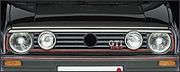 Volkswagen Golf II grilles