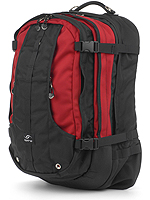 Spire Meta laptop backpack in Chili red/black