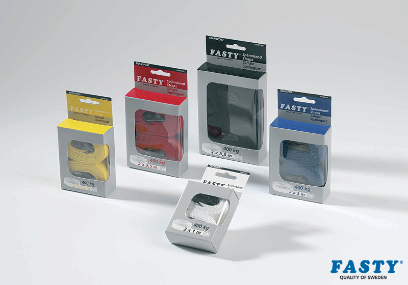 FASTY STRAPS: Fasty Transport straps, pin-packs FS145-149