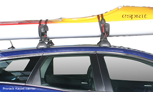 Kayak, canoe and small boat carriers, surfboard and sailboard racks, mast and paddle holders and other water sports accessories at The Roof Box Company