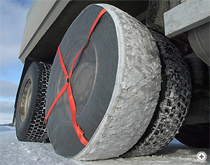AutoSock gives trucks better grip on snow and ice