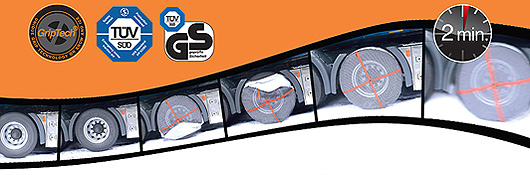 AutoSock for Trucks/Auto Sock - textile wheel covers with an elasticated edge; you just slip them over the driving wheels when you find yourself getting stuck. ("Yes - it really is this easy" and "Yes, of course they work!")