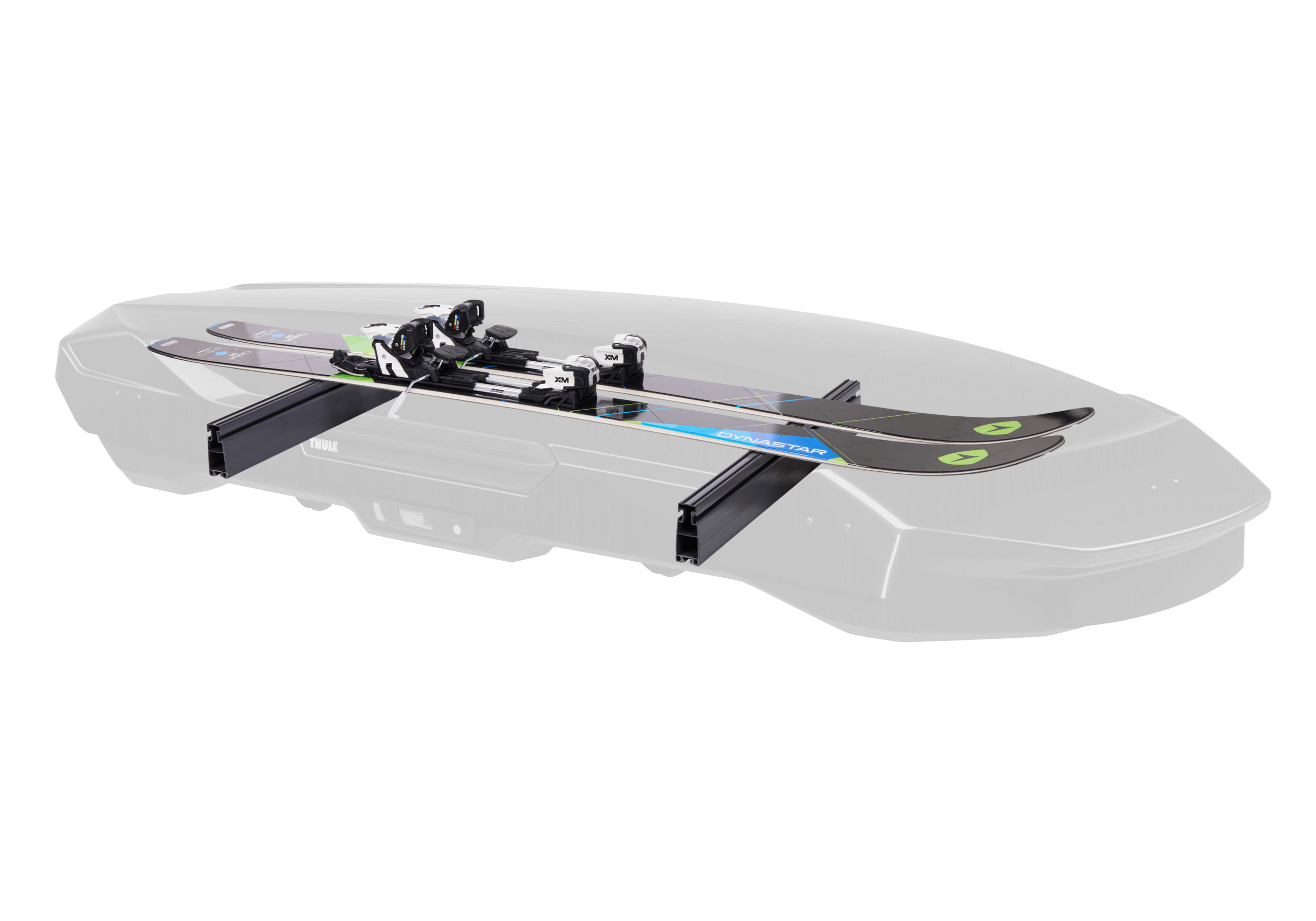 :Thule ski holder no. 694-5, narrow size - only fits PowerClick fittings