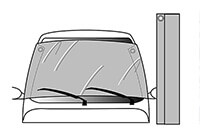 :Windscreen protector for ice, snow and sun (standard)