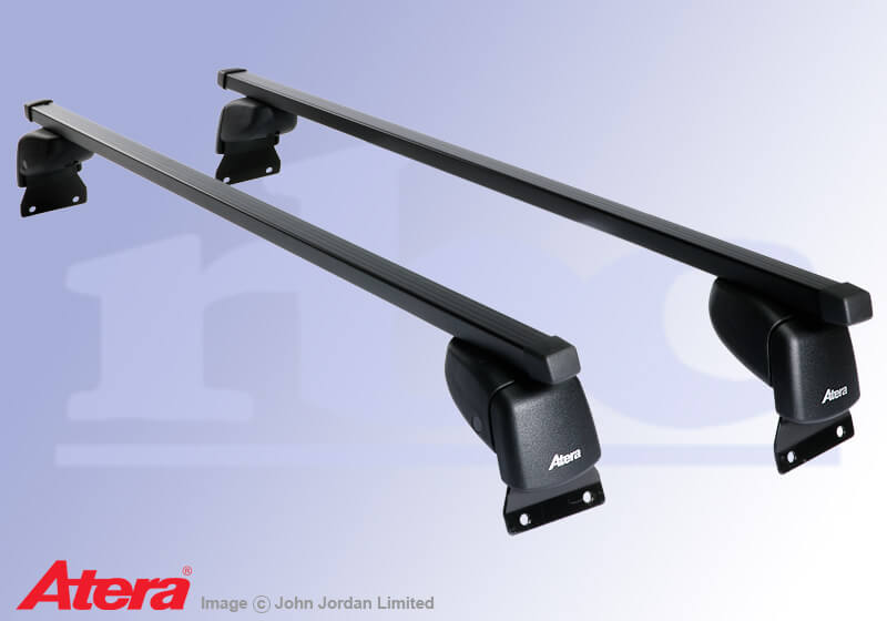 Renault Clio five door (2005 to 2012):Atera SIGNO ASF Fixpoint steel roof bars no. AR4142