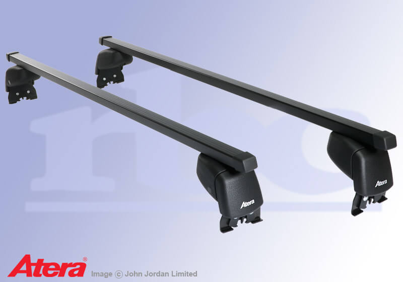 Peugeot 407 four door saloon (2004 to 2011):Atera SIGNO ASF Fixpoint steel roof bars no. AR4160
