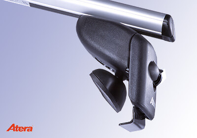 Atera SIGNO AS silver aluminium roof bars no. AR5346:Mercedes Benz E Class coupe 17 onfor cars with fixing points (it's not possible to open the glass