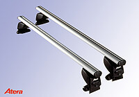 Renault Laguna estate (2001 to 2007):Atera SIGNO AS silver aluminium roof bars no. AR5034